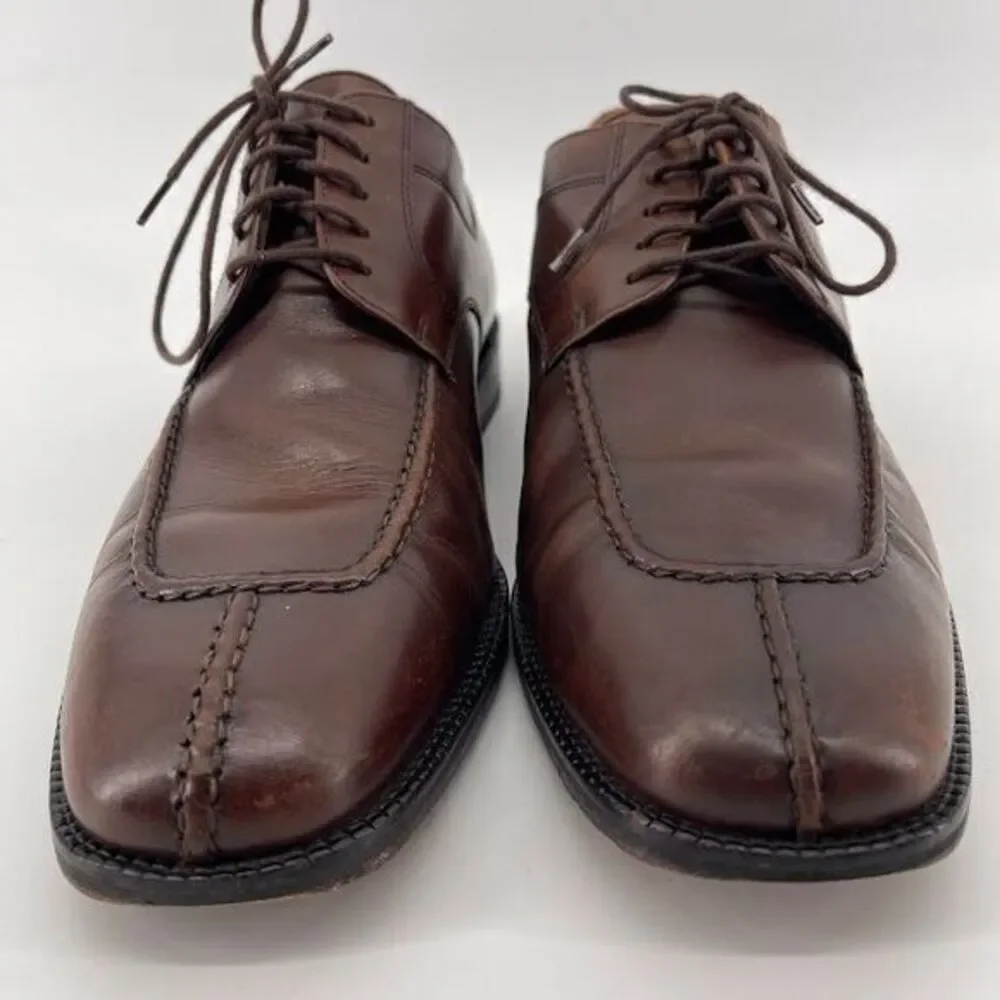 Cole‎ Haan Men's Brown Apron Split Toe Dress Shoes Size 9